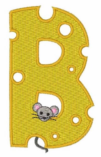 Picture of Mouse Cheese B Machine Embroidery Design