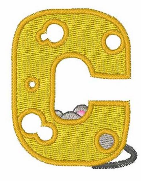 Picture of Mouse Cheese c Machine Embroidery Design