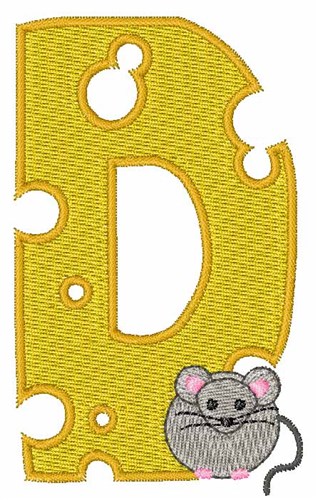 Mouse Cheese D Machine Embroidery Design
