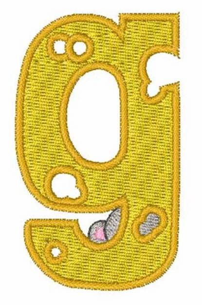 Picture of Mouse Cheese g Machine Embroidery Design