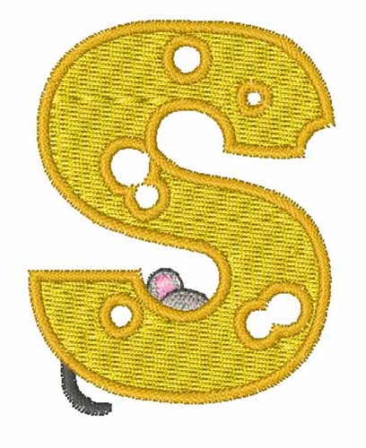 Mouse Cheese s Machine Embroidery Design