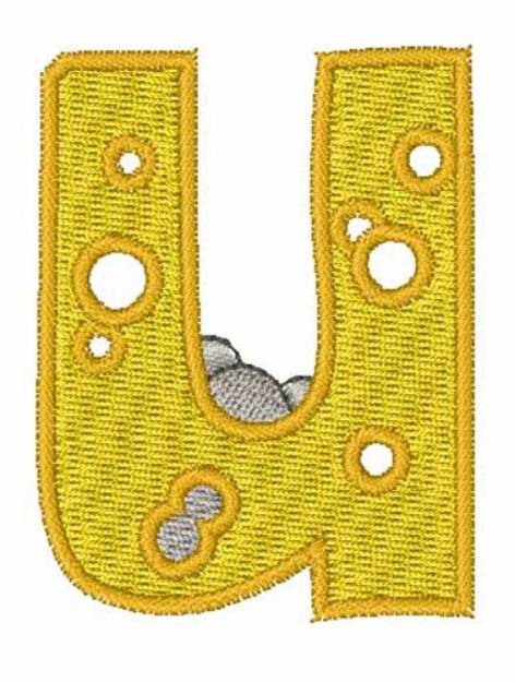 Picture of Mouse Cheese u Machine Embroidery Design
