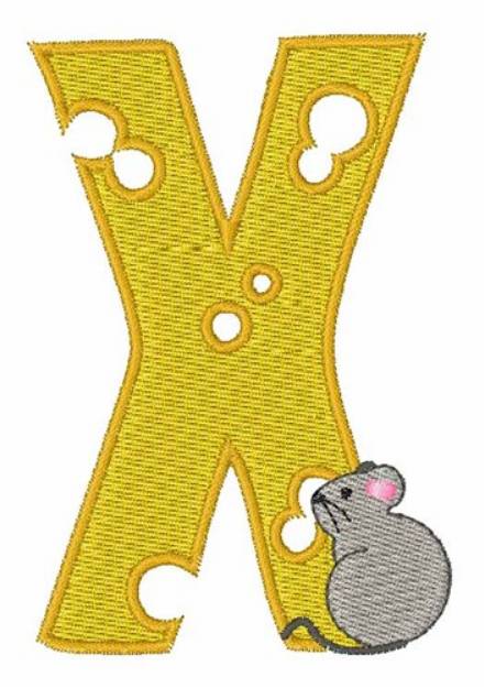 Picture of Mouse Cheese X Machine Embroidery Design