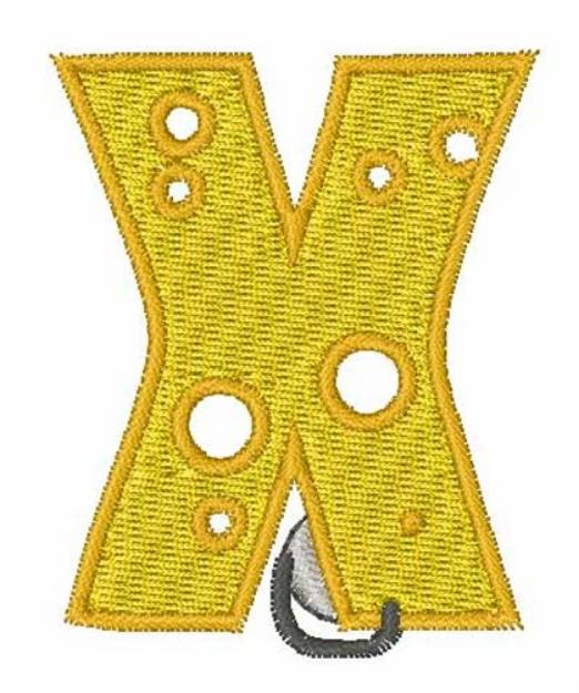 Picture of Mouse Cheese x Machine Embroidery Design