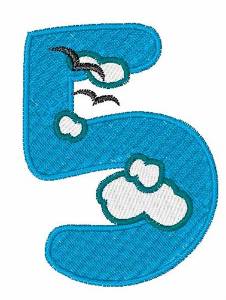 Picture of Sky Cloud 5 Machine Embroidery Design