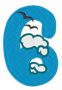 Picture of Sky Cloud 6 Machine Embroidery Design