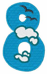 Picture of Sky Cloud 8 Machine Embroidery Design