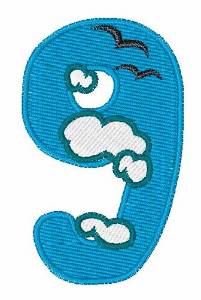 Picture of Sky Cloud 9 Machine Embroidery Design