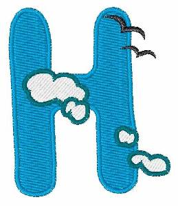 Picture of Sky Cloud H Machine Embroidery Design