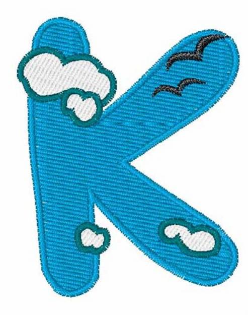 Picture of Sky Cloud K Machine Embroidery Design