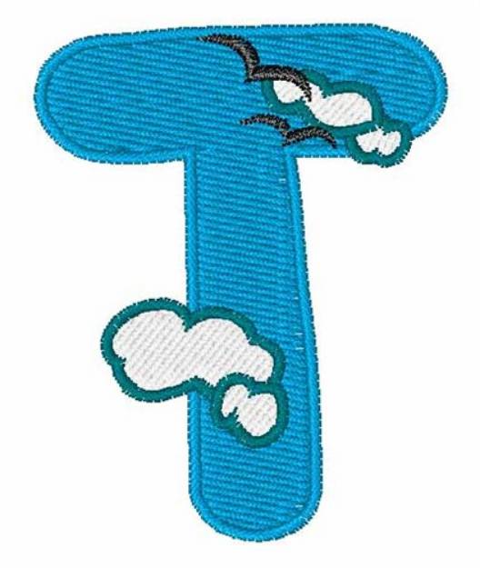 Picture of Sky Cloud T Machine Embroidery Design