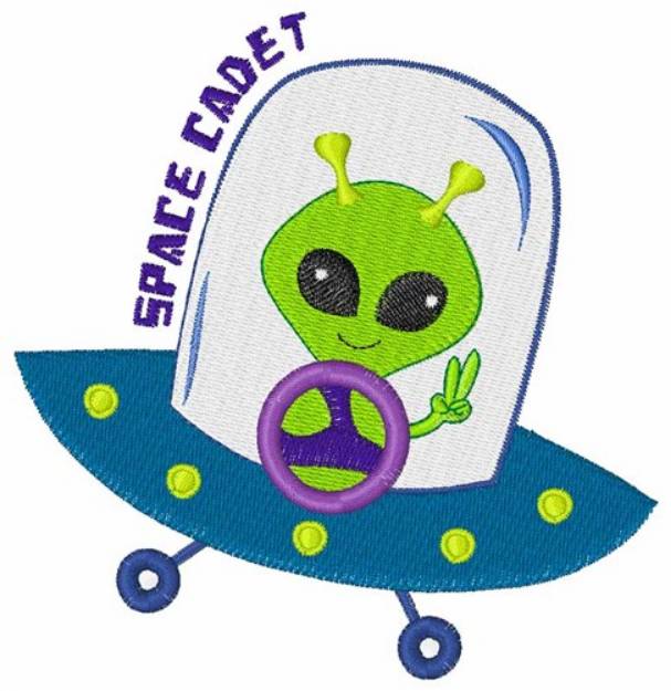 Picture of Space Cadet Machine Embroidery Design