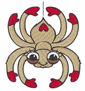 Picture of Spider Heart Machine Embroidery Design