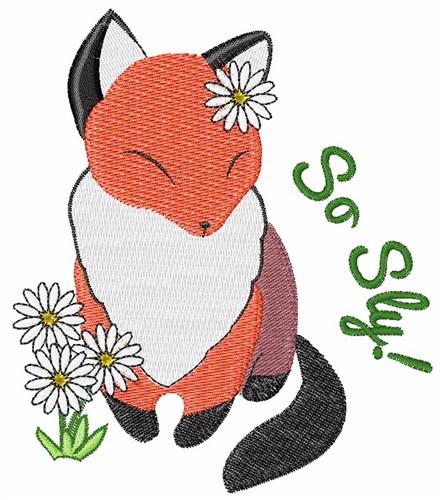 So Sly! Machine Embroidery Design