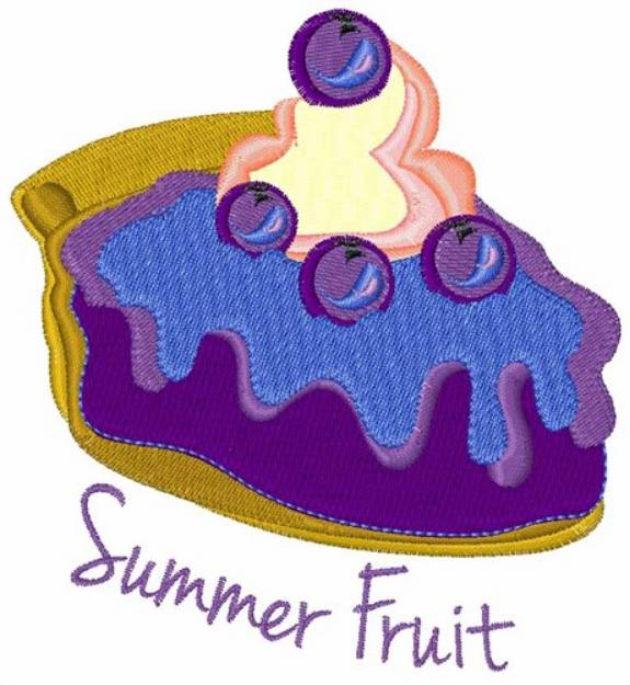 Picture of Summer Fruit Machine Embroidery Design