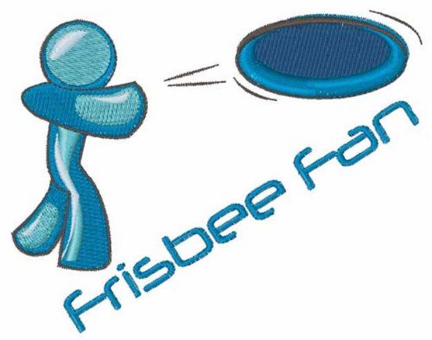 Picture of Frisbee Fan Machine Embroidery Design