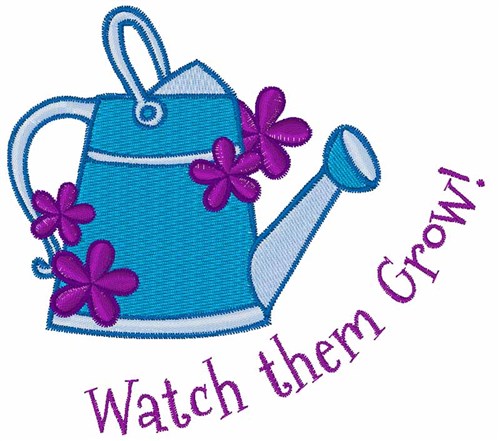 Watch them Grow! Machine Embroidery Design