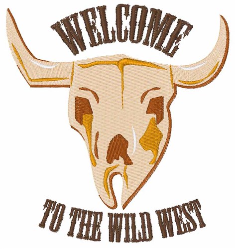 Welcome West Machine Embroidery Design