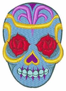 Picture of Muertos Skull Machine Embroidery Design