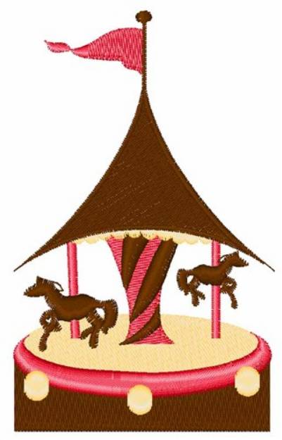 Picture of Merry-go-Round Machine Embroidery Design