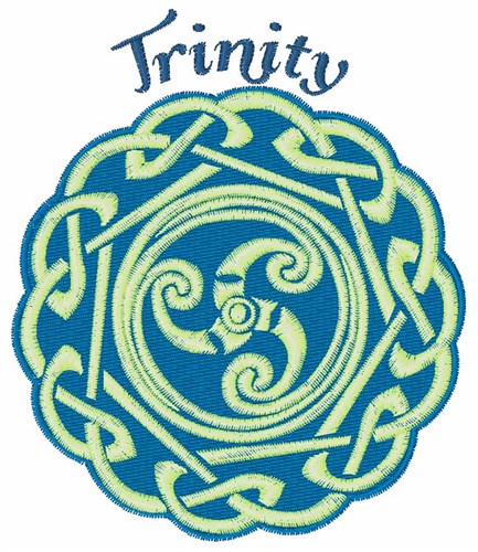 Celtic Trinity Machine Embroidery Design
