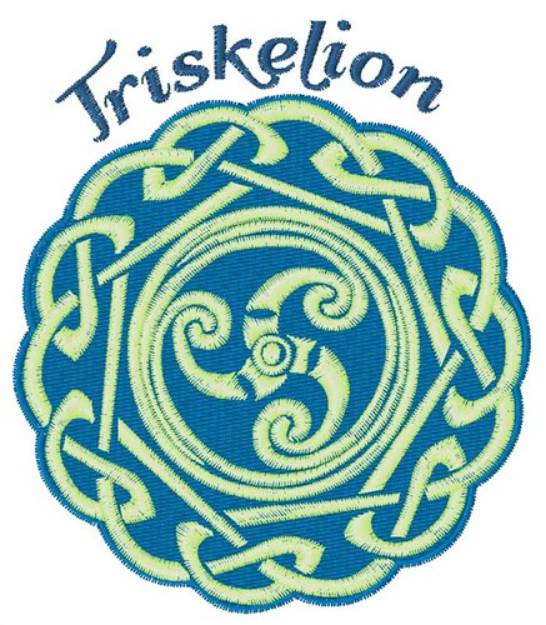 Picture of Irish Triskelion Machine Embroidery Design