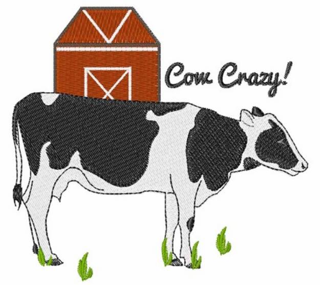 Picture of Cow Crazy! Machine Embroidery Design