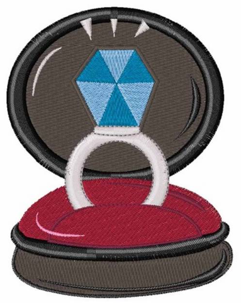 Picture of Engagement Ring Machine Embroidery Design