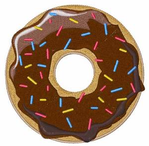 Picture of Sprinkle Donut Machine Embroidery Design