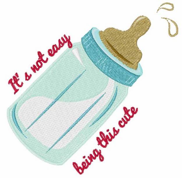 Picture of Not Easy Machine Embroidery Design