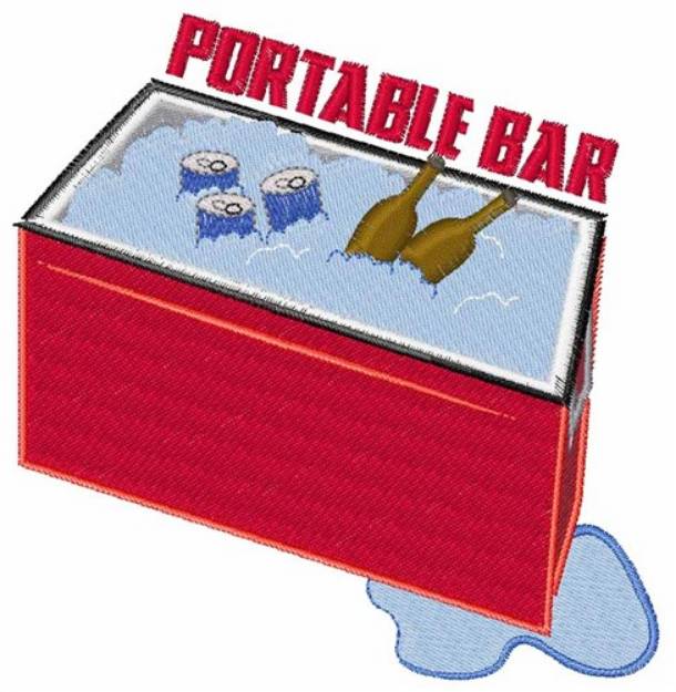 Picture of Portable Bar Machine Embroidery Design