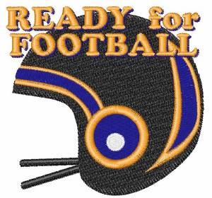 Picture of Ready for Football Machine Embroidery Design