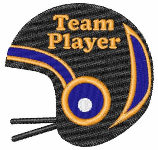 Picture of Team Player Machine Embroidery Design