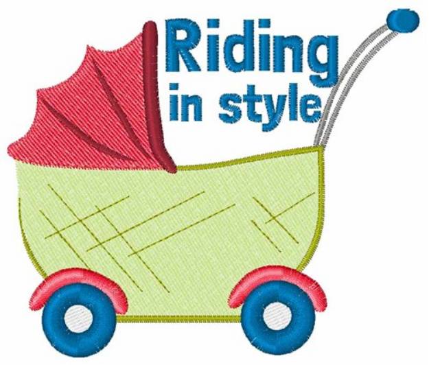 Picture of Riding in Style Machine Embroidery Design