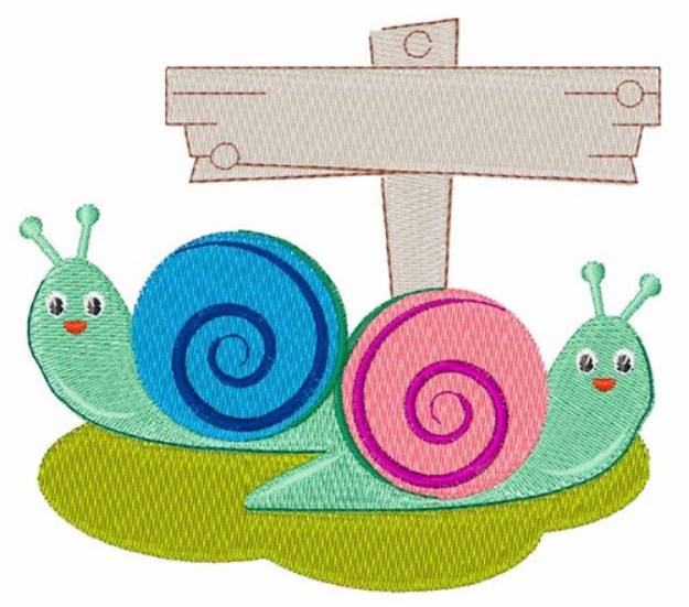 Picture of Snail Bugs Machine Embroidery Design