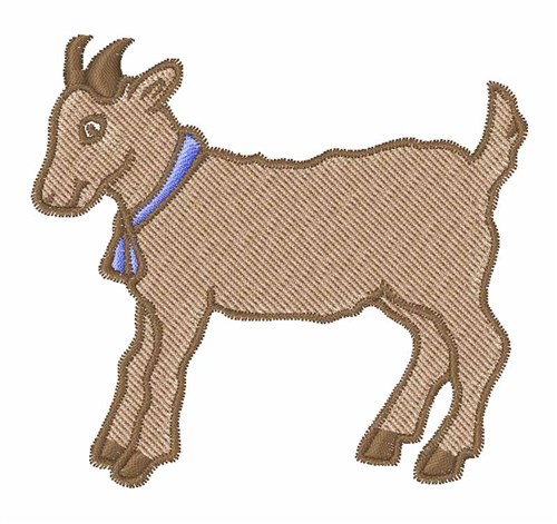 Billy Goat Machine Embroidery Design