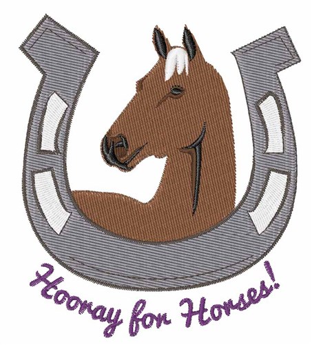 Hooray for Horses! Machine Embroidery Design