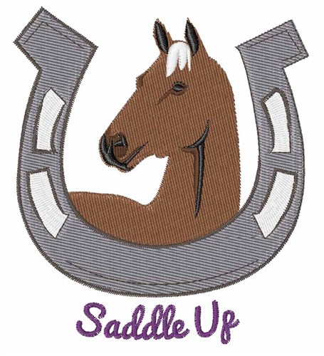 Saddle Up Machine Embroidery Design
