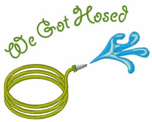 Picture of We Got Hosed Machine Embroidery Design