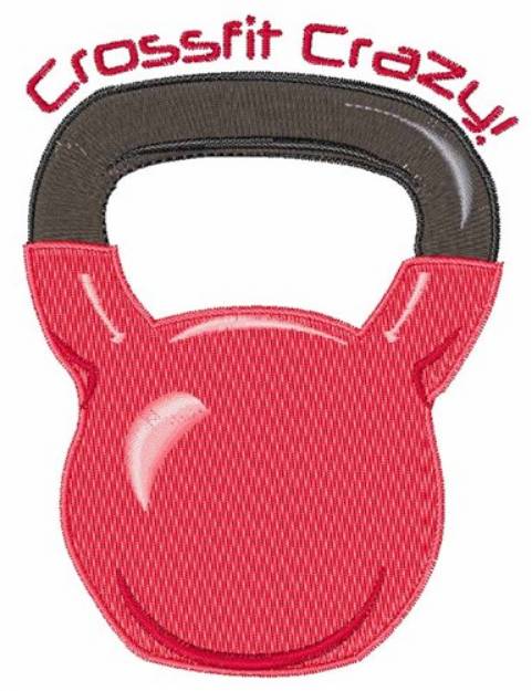 Picture of Crossfit Crazy Machine Embroidery Design