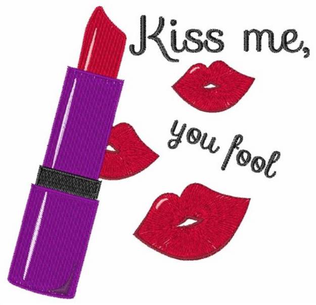 Picture of Kiss me Machine Embroidery Design