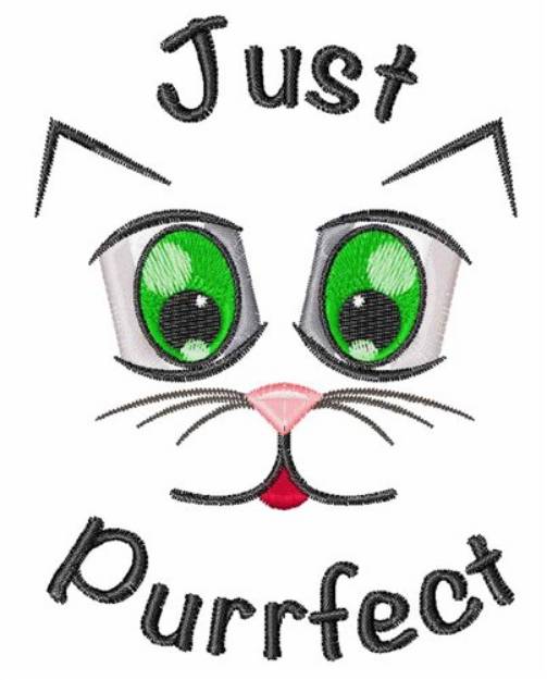 Picture of Just Purrfect Machine Embroidery Design