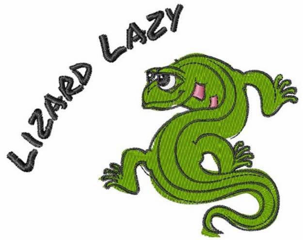 Picture of Lizard Lazy Machine Embroidery Design