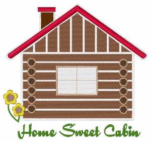 Picture of Home Sweet Cabin Machine Embroidery Design