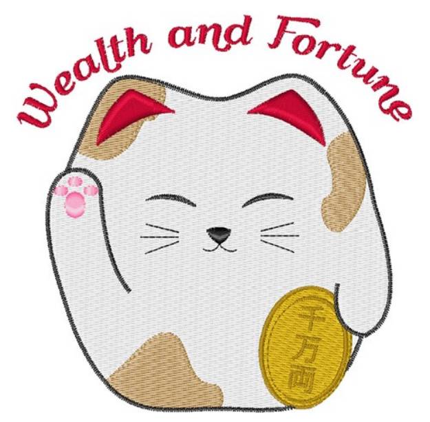 Picture of Wealth and Fortune Machine Embroidery Design