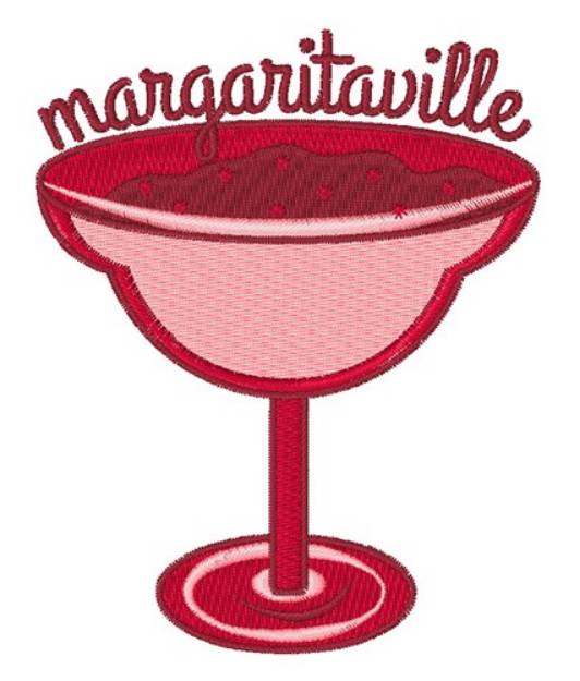 Picture of Maragaritaville Cup Machine Embroidery Design