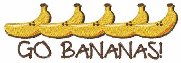 Picture of Go Bananas! Machine Embroidery Design
