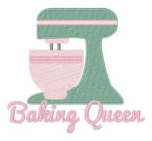 Picture of Baking Queen Machine Embroidery Design