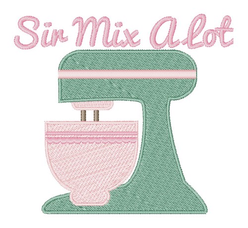 Sir Mix A Lot Machine Embroidery Design