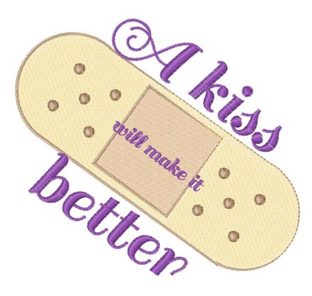 Picture of Kiss Bandage Machine Embroidery Design
